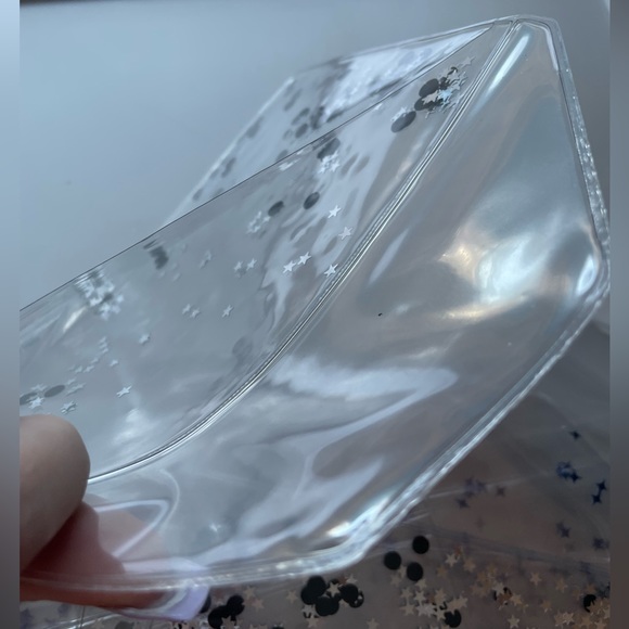 Confetti Filled Vinyl Envelopes - Set of 12 - Glitter stars and circles - Picture 3 of 5